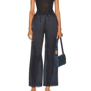Totême Silk Organza Slacks in Night Out Size EU 32/US 2